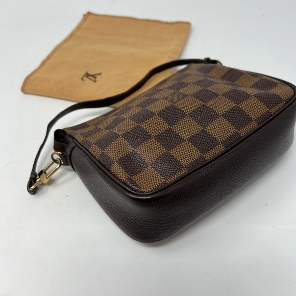 Louis Vuitton LV Trousse Pouch Bag Clutch Truth Makeup Brown Damier, Crossbody - Picture 7 of 16